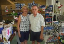 Couple decamp for their own adventures