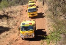 Fire trails on the way