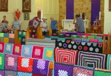 Beautiful rugs on show