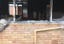 Fire hits civic centre