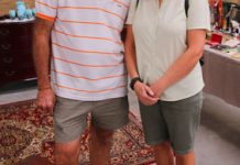 Antique lovers at collectables fair