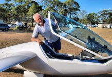 Winging it over Warwick