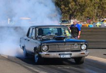 Flexing Muscle on dragway