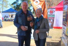 Patrons enjoy Potters market