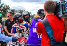 Our mayor took up Superbike challenge