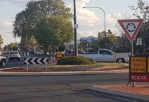 Night traffic calming works