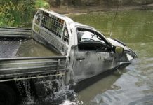Stolen ute pulled from creek