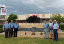 New memorial unveiled in Leslie Park