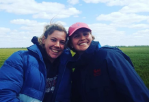 Harriet Hudson makes a splash