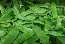 Asian-inspired snow peas