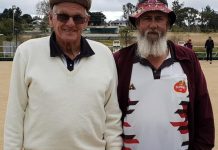 Back on the summit green