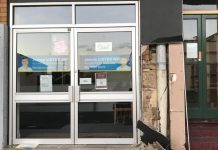 Car crashes into Lister’s office