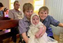 My sister’s baptism and William’s Birthday party