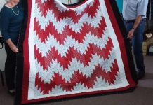 Quart Pot Quilters’ quilt raffle winner