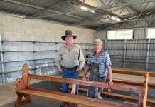 Prisoners’ almighty effort restores historic church pews
