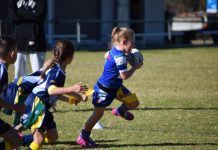 Enjoying their sport