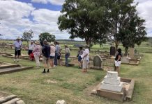 Going back centuries in this cemetery