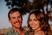 Love blooms on the apple farm