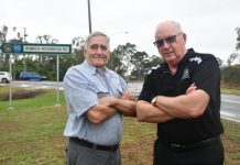 Trucks diversion causes intersection danger