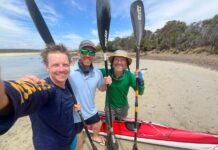 Nine days paddling across Australia’s roughest waters