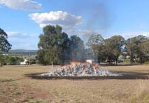 Bin blazes spark safety reminder